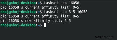Cách chỉ định lõi CPU với Taskset trong Linux 