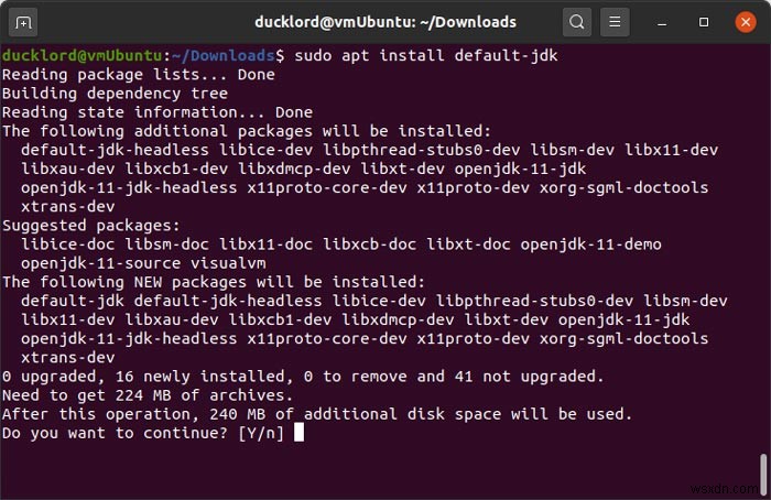 Cách cài đặt Java Runtime trong Ubuntu 