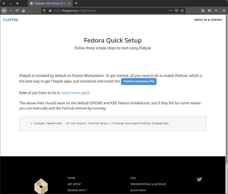 Cách kích hoạt và sử dụng Flatpak trên Fedora 