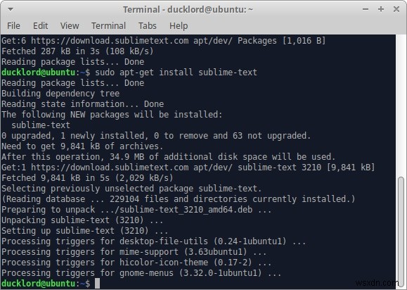 Cách cài đặt Sublime Text trên Ubuntu 