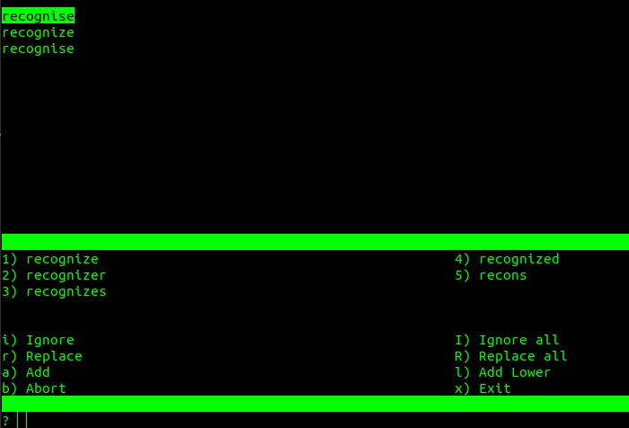 Cách thực hiện kiểm tra chính tả trong Linux Terminal 