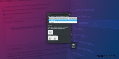 Cách sao lưu lịch sử bảng tạm của bạn với tiện ích bảng tạm của KDE 