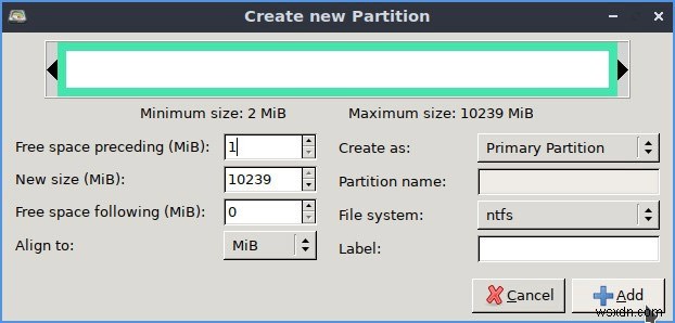 Cách định dạng ổ cứng thành NTFS trong Linux 