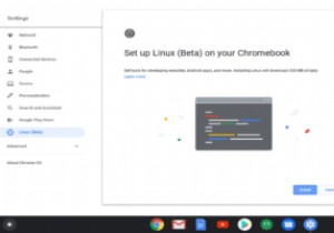 Cách bật Chế độ ứng dụng Linux trên Chromebook 
