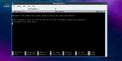 Hướng dẫn cho người mới bắt đầu sử dụng trình soạn thảo văn bản Nano trong Linux 