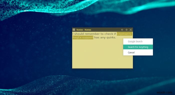 Cách Google Tìm kiếm mọi thứ với Clipman trong Linux 