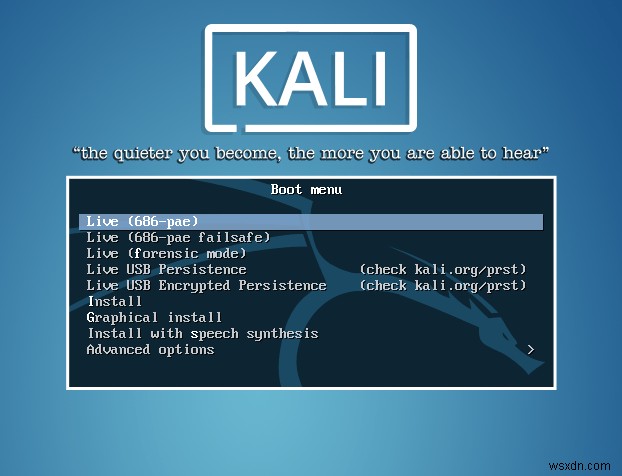 Cách cài đặt Kali Linux 