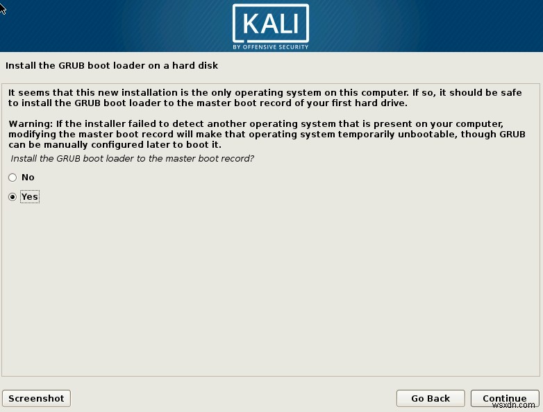 Cách cài đặt Kali Linux 