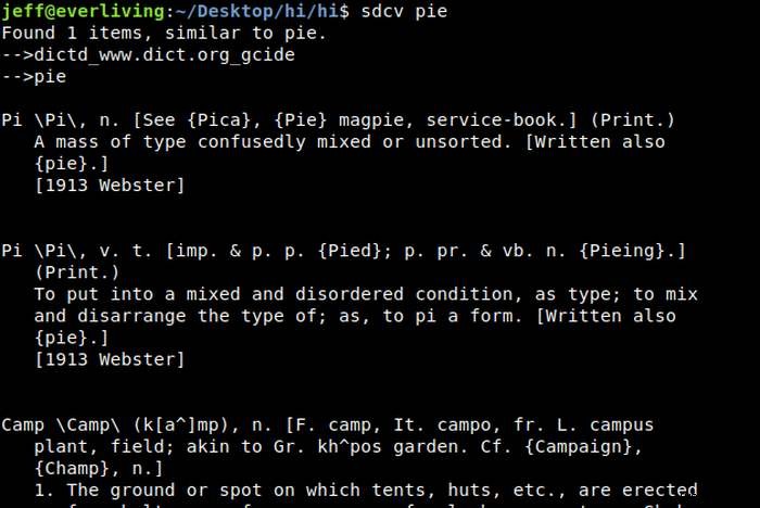 Cách cài đặt từ điển để sử dụng trong Linux Terminal 