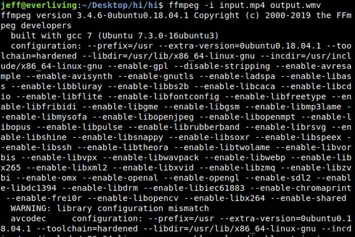 Cách giảm kích thước tệp video bằng FFMPEG từ Linux Terminal 