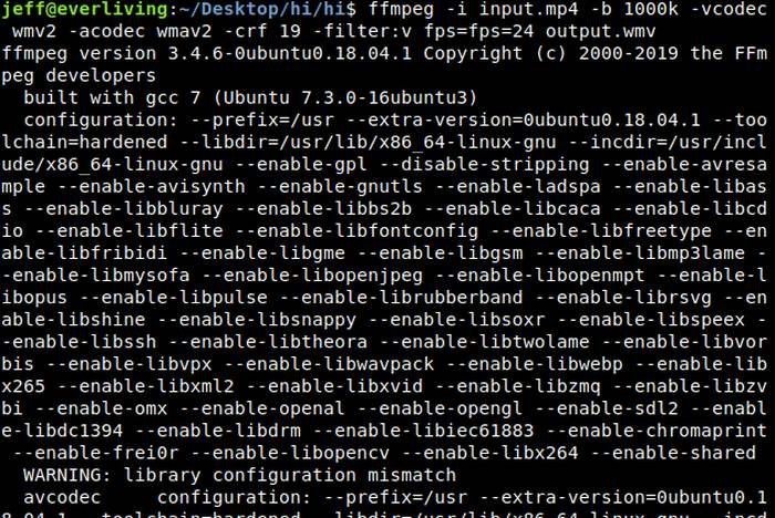 Cách giảm kích thước tệp video bằng FFMPEG từ Linux Terminal 