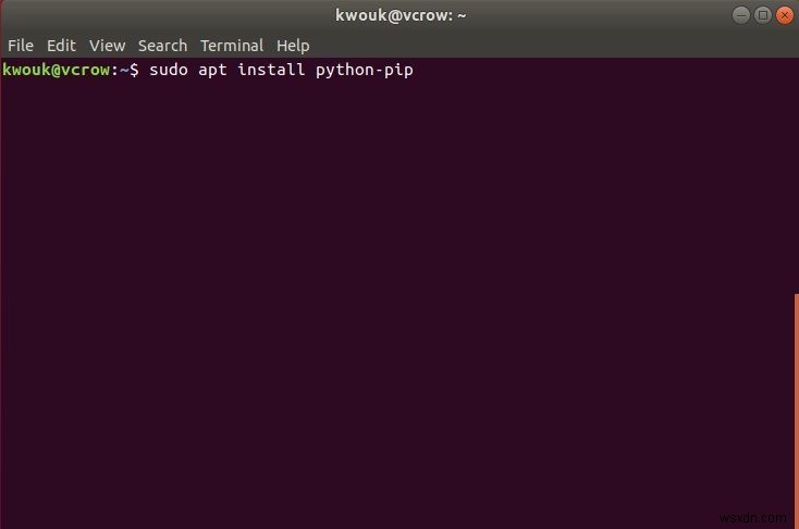 Cách cài đặt Pip trong Ubuntu 