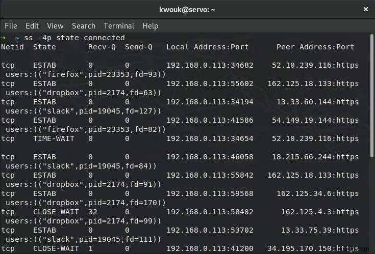 Cách sử dụng lệnh ss để giám sát kết nối mạng trong Linux 