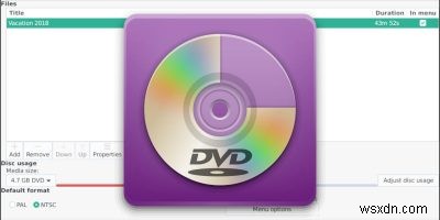 Cách tạo ảnh DVD có thể ghi trên Linux với DevedeNG 