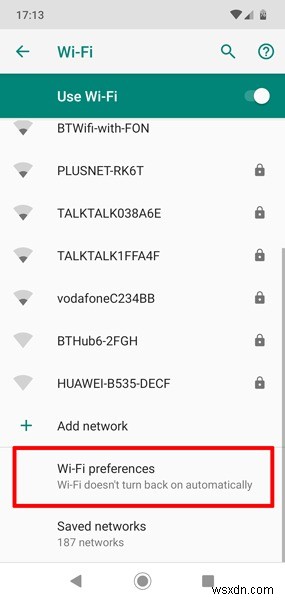 Cách ngăn tự động bật Wi-Fi trên Android 