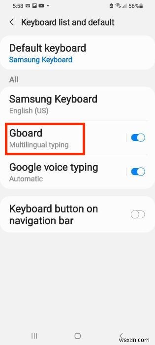 Cách nhập mã Morse trong ứng dụng Gboard 