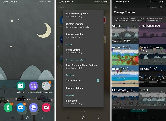 5 trong số các ứng dụng Hình nền thời tiết động tốt nhất cho Android 