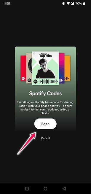 Cách tạo và quét mã Spotify để chia sẻ bài hát 