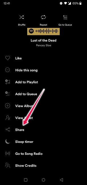 Cách tạo và quét mã Spotify để chia sẻ bài hát 