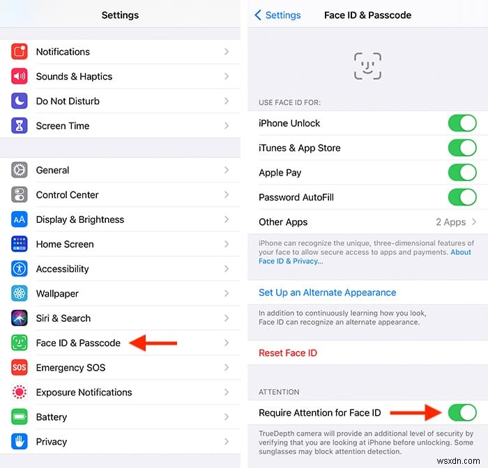 Cách thiết lập Face ID trên iPhone 