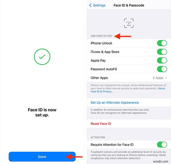 Cách thiết lập Face ID trên iPhone 