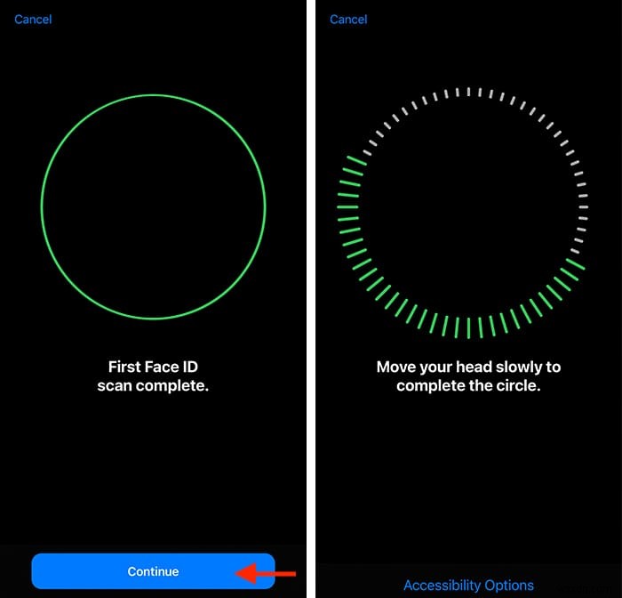 Cách thiết lập Face ID trên iPhone 