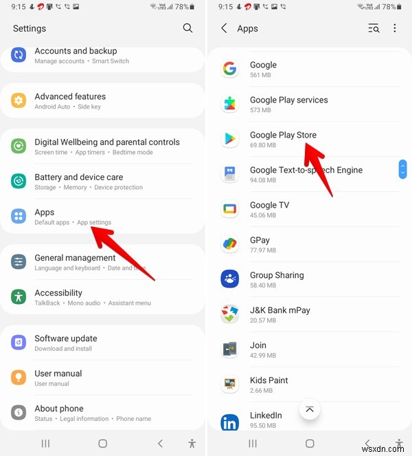 Cách gỡ cài đặt và cài đặt lại Cửa hàng Google Play trên Android 
