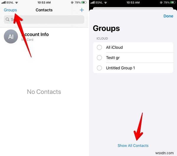 Cách sửa tên liên hệ không hiển thị, xuất hiện dưới dạng số trong iOS 