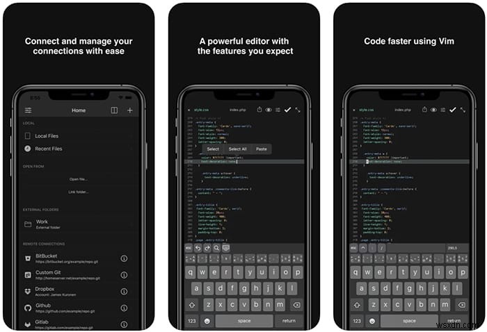 5 ứng dụng mã hóa tốt nhất cho iOS để viết mã khi đang di chuyển 