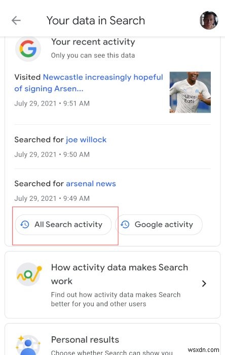 Cách xóa Lịch sử tìm kiếm trên Google của bạn 