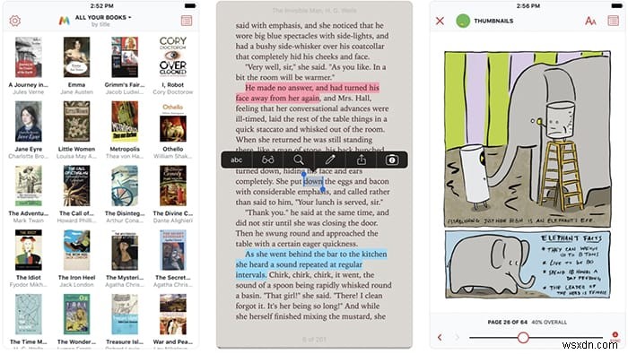 5 ứng dụng đọc sách điện tử tốt nhất cho iOS 