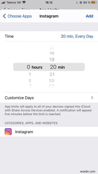 Cách tùy chỉnh ứng dụng thời gian sử dụng thiết bị iPhone của bạn 
