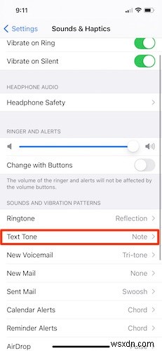 Cách tắt âm thanh tin nhắn đi trên iPhone của bạn 