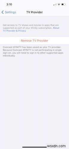 Cách thêm nhà cung cấp TV vào iOS và Apple TV 