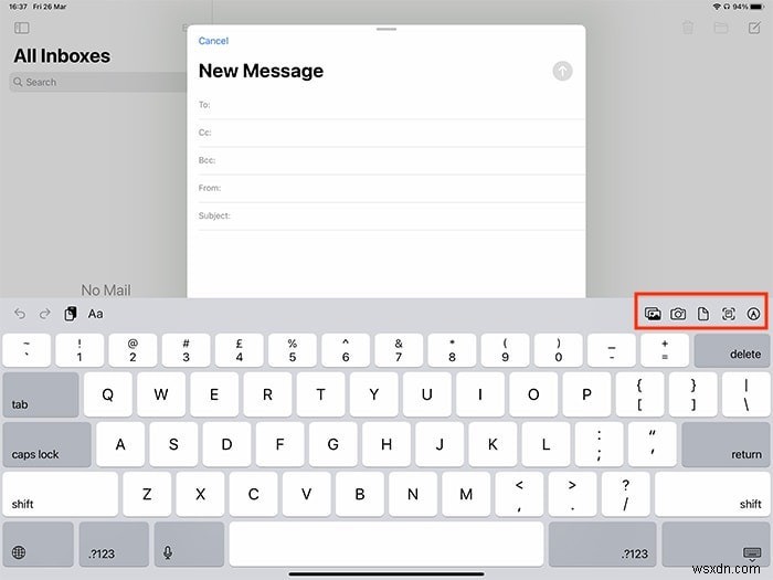 Cách sử dụng tính năng Đánh dấu trên tài liệu trên iPad Pro 