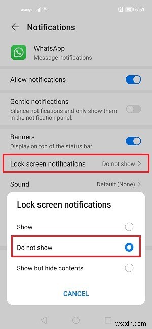 Cách ẩn thông báo trên màn hình khóa Android của bạn 