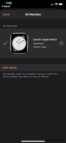 Cách chuyển Apple Watch sang iPhone mới 