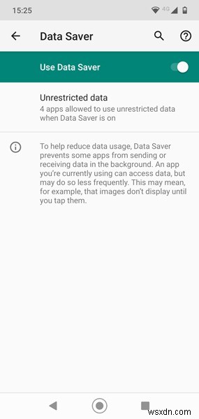 Cách ngăn ứng dụng sử dụng dữ liệu di động trên Android 