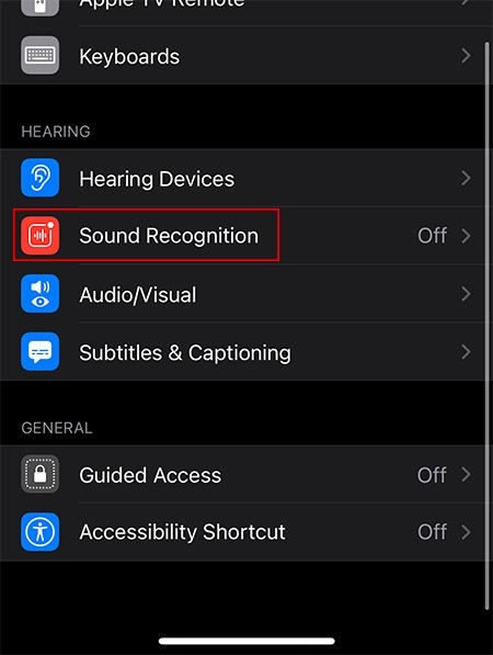 Cách sử dụng cảnh báo nhận dạng âm thanh trên iPhone 