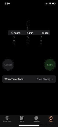 Cách đặt hẹn giờ ngủ cho nhạc trên iPhone của bạn 