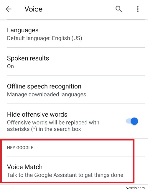 Cách Bật và Tắt “OK Google” trên Android 