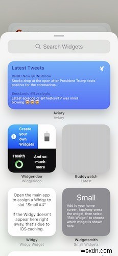 Cách thêm widget vào màn hình chính iPhone của bạn 