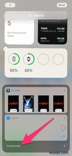 Cách thêm widget vào màn hình chính iPhone của bạn 