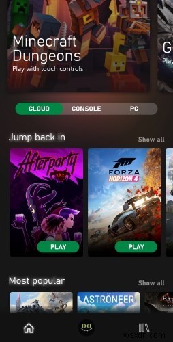 Cách phát trực tuyến trò chơi trên Android với Xbox Game Pass 