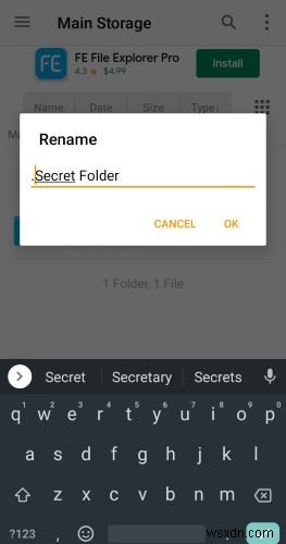 Cách ẩn tệp và thư mục trên Android 