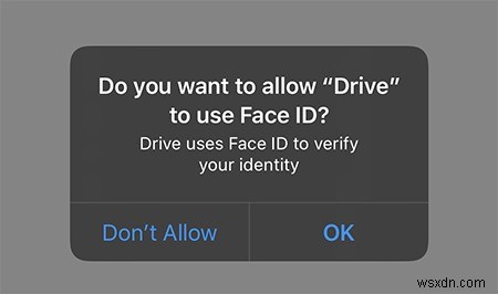 Cách thêm xác thực Face ID vào ứng dụng Google Drive trên iOS 