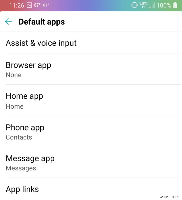 Cách đặt ứng dụng mặc định trong Android 10 