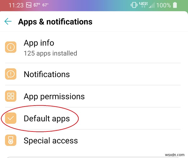 Cách đặt ứng dụng mặc định trong Android 10 