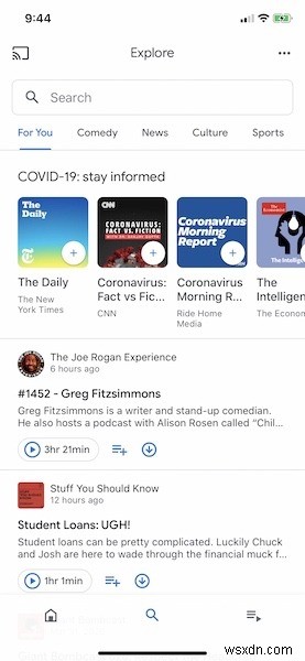 Google Podcasts nên trở thành ứng dụng Podcast mới của bạn trên iOS 
