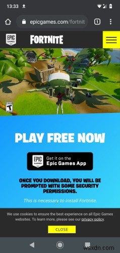 Cách cài đặt Fortnite trên Android 